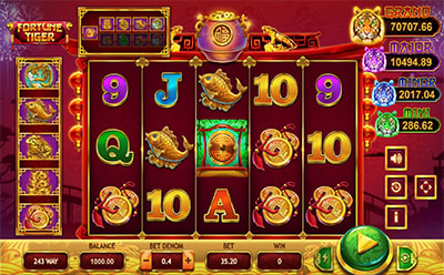 JVspin Қазақстандық Онлайн Казиносындағы Fortune Tiger Слоттық Ойыны