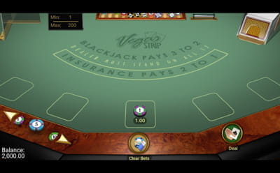 Vegas Strip Blackjack ойынына шолу